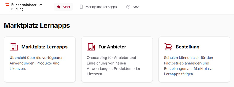 Marktplatz Lernapps - Screenshot